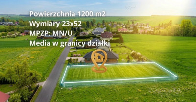 Działka 1200m2 pod usługi obok Biedronki  Dragany - Dragany  - Lubelskie