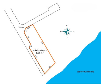 Prestiżowa działka nad jeziorem - Wieleń  -
Wielkopolskie Zdjęcie nr 2