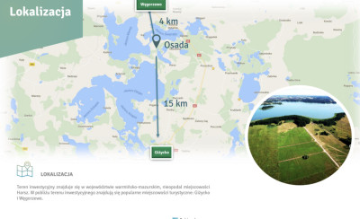 MAZURSKA ENKLAWA DZIAŁKA MIĘDZY TRZEMA JEZIORAMI - Harsz  -
Warmińsko-Mazurskie Zdjęcie nr 4