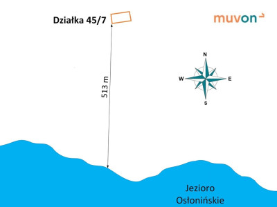 Działka rekreacyjna w lesie blisko jeziora - Osłonin  -
Wielkopolskie Zdjęcie nr 3