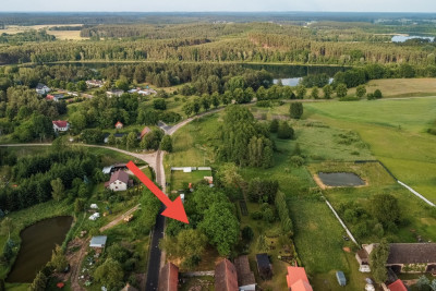 Zadrzewiona działka blisko jeziora - Stołuń  - Lubuskie