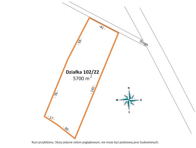 Działka z W-Z na 3 bliźniaki - Kolsko  -
Lubuskie Zdjęcie nr 6