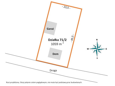 Działka budowlana 1059 m z prądem i budynkami - Wardzyn  -
Łódzkie Zdjęcie nr 2