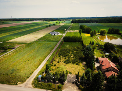 Działka budowlana 3132 m z ogrodzeniem i mediami - Borowa  -
Łódzkie Zdjęcie nr 2