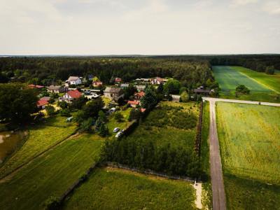 Działka budowlana 3132 m z ogrodzeniem i mediami - Borowa  -
Łódzkie Zdjęcie nr 5