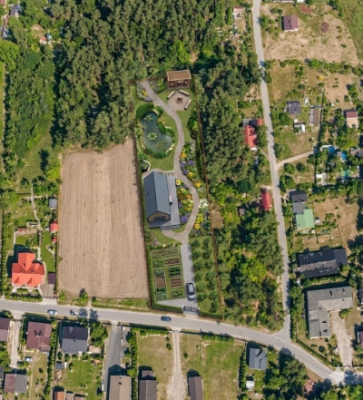 Działka ze stawem poniżej 100 tysięcy - Babsk  - Łódzkie