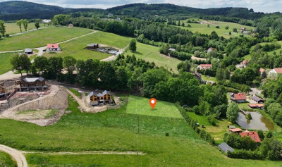 DZIAŁKA BUDOWLANA 1809 AR Z MPZP  - Zagórze Śląskie  - Dolnośląskie