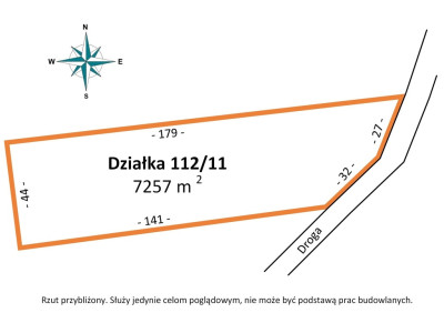 DZIAŁKA ROLNA NR 11211 O POWIERZCHNI 7 256 m  N - Natolin  -
Łódzkie Zdjęcie nr 4