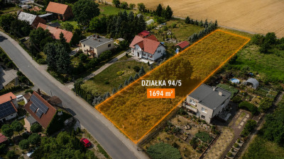 Działka z WZ  1694 m  Bożnów k Żagania - Bożnów  - Lubuskie