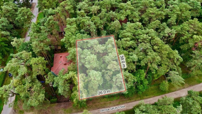 Działka budowlana 961 m2 uzbrojona plan miejsc - Sokolniki-Las  -
Łódzkie Zdjęcie nr 3
