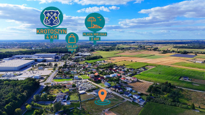 Wyjątkowa działka z MPZP  Pod dom i inwestycję - Krotoszyn  -
Wielkopolskie Zdjęcie nr 13