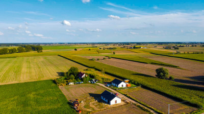 Trzy Działki w wiejskim klimacie Warunki Zabudowy - Grzebienisko  -
Wielkopolskie Zdjęcie nr 11