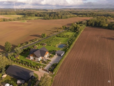 Posiadłość 7030 m z wydanymi WZ  Prywatny park - Nowa Wieś  - Warmińsko-Mazurskie