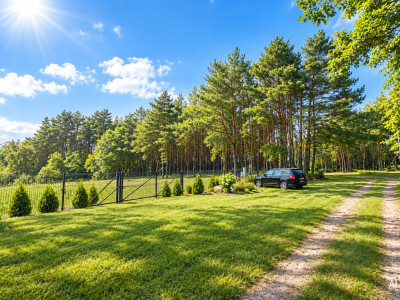 Ogrodzona działka budowlana z własnym lasem studnią i prądem - 2064m2 - Nowe Mistrzewice  -
Mazowieckie Zdjęcie nr 2