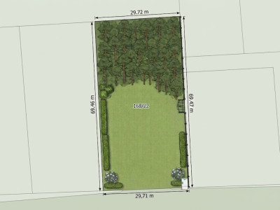 Ogrodzona działka budowlana z własnym lasem studnią i prądem - 2064m2 - Nowe Mistrzewice  -
Mazowieckie Zdjęcie nr 4
