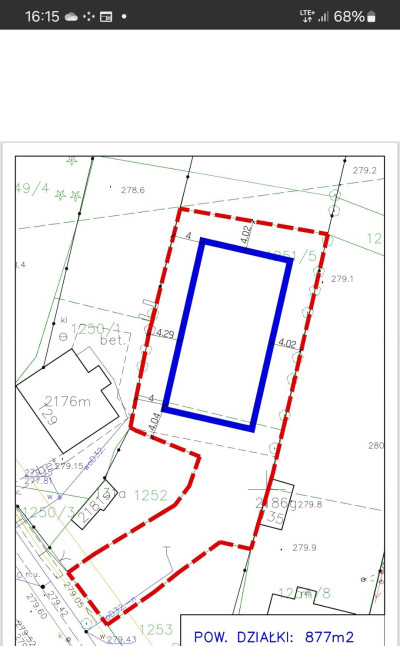 Działka Budowlna 877m2 ul Wojska Polskiego Wietrznia - Wietrznia  -
świętokrzyskie Zdjęcie nr 3