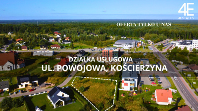 Działka usługowa w Kościerzynie – pod inwestycję! - Pomorskie