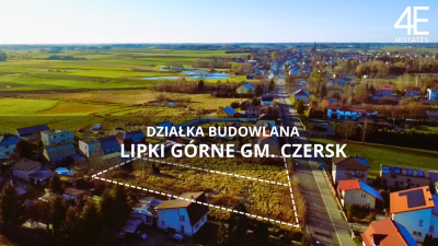 Atrakcyjna cena! Na sprzedaż działka budowlana 428/2– 1862 m² w Łąg-Lipki, gm. Czersk. - Pomorskie
