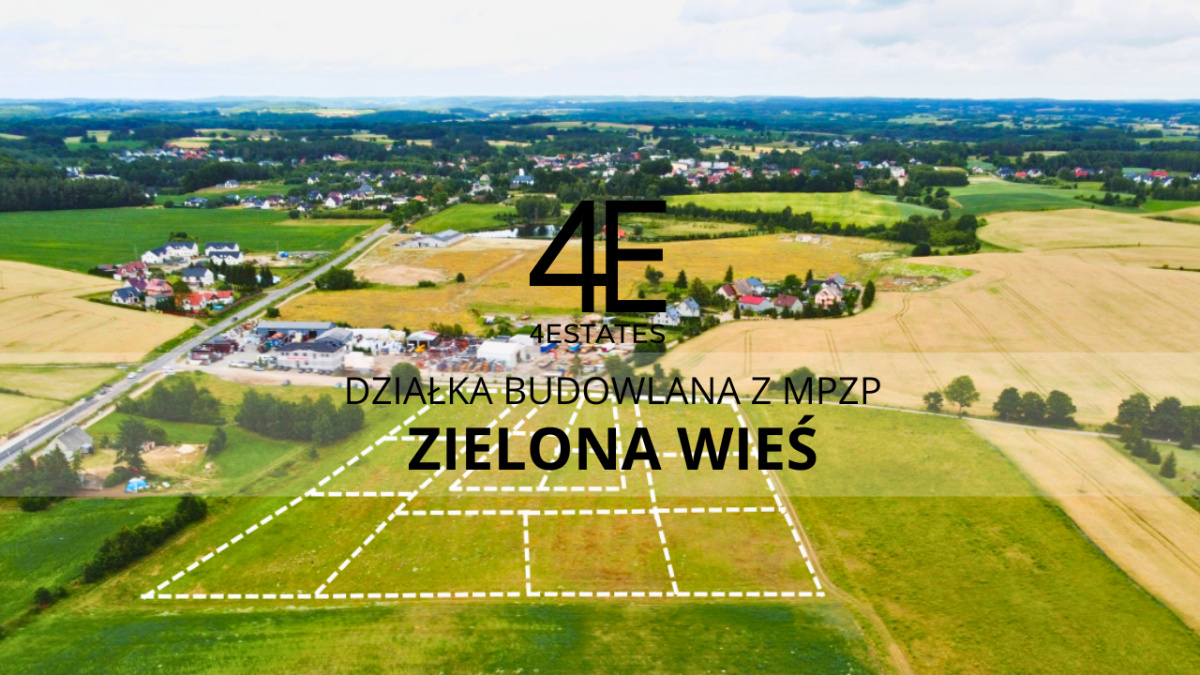 Na sprzedaż działka budowlana – Zielona Wieś, gm. Nowa Karczma, powiat kościerski -
Pomorskie Zdjęcie nr 1