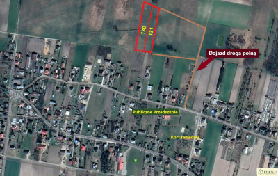 Działka o pow 4600 m w Łazach pod Łukowem - Łazy  -
lubelskie Zdjęcie nr 6