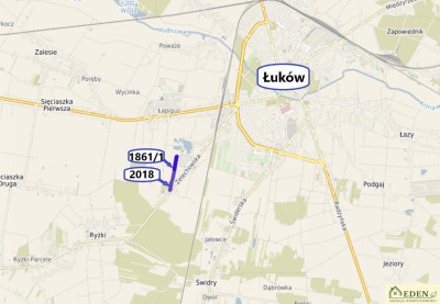 Działki budowlno-rolne w Łukowie - Łuków  -
lubelskie Zdjęcie nr 5