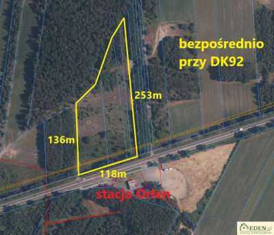 Działka przemysłowa z możliwością podziału Polaki - Polaki  -
mazowieckie Zdjęcie nr 3