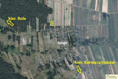 Działka budowlano-usługowa w Sulejach k Łuków - Suleje  -
lubelskie Zdjęcie nr 2