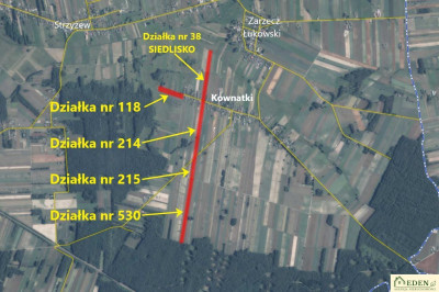 Kownatki działki bud-rol łącznie 504 ha - Kownatki  - lubelskie