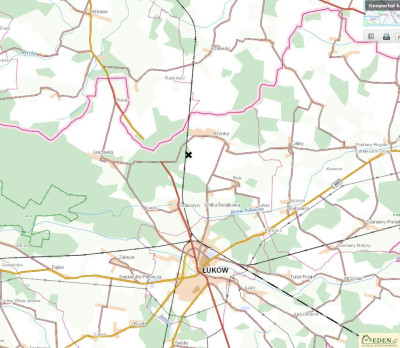 OSTATNIA Działka w Krynce k Łuków OKAZJA - Krynka  -
lubelskie Zdjęcie nr 7