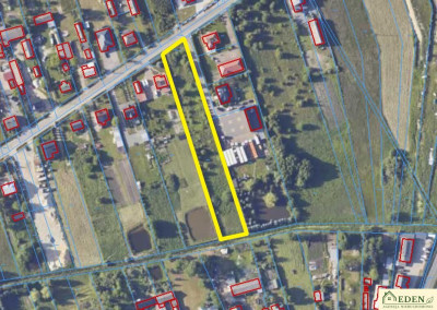 Sprzedam atrakcyjną działke o pow 3671 m w Gołaszynie pod Łukowem - Gołaszyn  - lubelskie