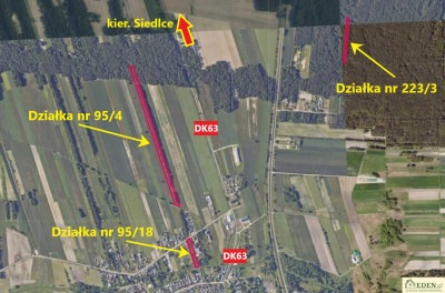 Sprzedam atrakcyjną działke o pow 3671 m w Gołaszynie pod Łukowem - Gołaszyn  -
lubelskie Zdjęcie nr 6