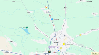 Sprzedam atrakcyjną działke o pow 3671 m w Gołaszynie pod Łukowem - Gołaszyn  -
lubelskie Zdjęcie nr 7