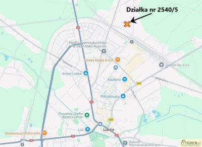Sprzedam działke budowlana 900 m w Łukowie przy ul Rurowej - Łuków  -
lubelskie Zdjęcie nr 5