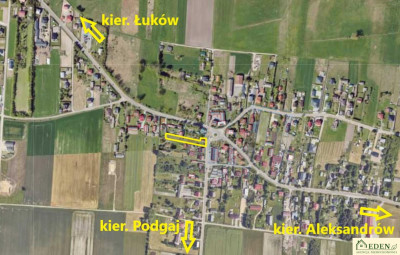 Działka budowlana pod dom lub usługi w Łazach pod Łukowem - Łazy  -
lubelskie Zdjęcie nr 2