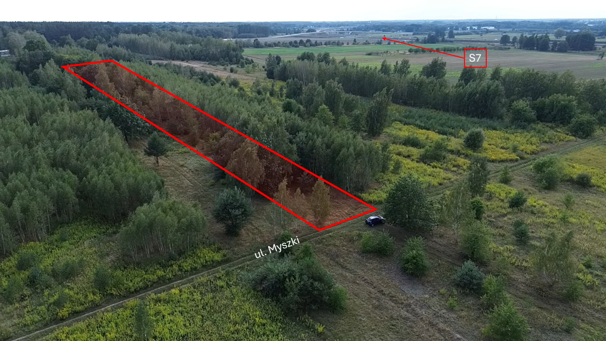 Sprzedam działkę budowlaną w Szczakach blisko Warszawy (20 minut drogą ekspresową S7) -
Mazowieckie Zdjęcie nr 1