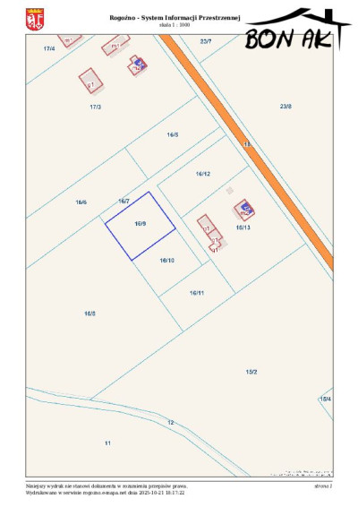 Na sprzedaż działka budowlana - Grudna -
wielkopolskie Zdjęcie nr 2