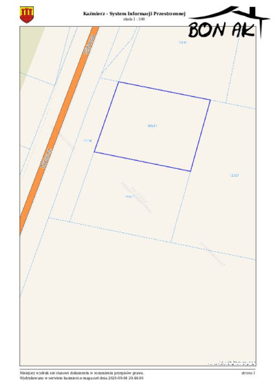 Na sprzedaż działka budowlana - Radzyny -
wielkopolskie Zdjęcie nr 9