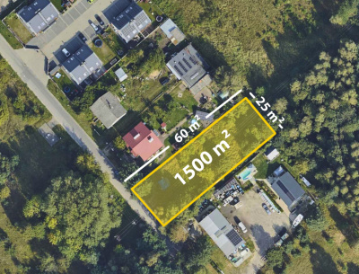 Działka budowlana na sprzedaż Wałcz - 1500 m2 - zachodniopomorskie