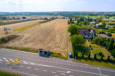 Działka przy trasie Lublin -Warszawa - Przybysławice  -
Lubelskie Zdjęcie nr 2