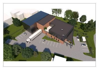 Działka z koncepcją hali 970m2 - Dąbrowica Lublin - Dąbrowica  - Lubelskie