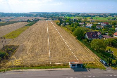 Działka przy trasie Lublin -Warszawa - Przybysławice  - Lubelskie