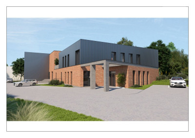 Działka z koncepcją hali 970m2 - Dąbrowica Lublin - Szerokie  - Lubelskie