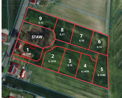 Działki budowlane - Trasa Izbica Kuj - Lubraniec - Milżyn  - kujawsko-pomorskie