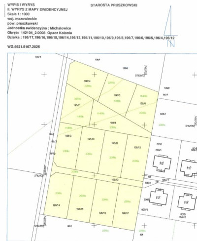 Działka z PnB i PROJEKTEM na 24 lokale mieszkalne - Opacz-Kolonia  -
mazowieckie Zdjęcie nr 6