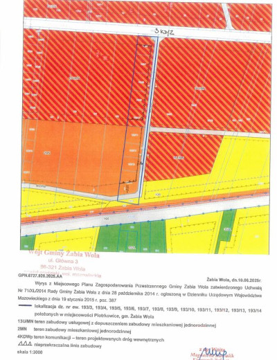 Działka z POZWOLENIEM na BUDOWĘ i PROJEKTEM na dwa DOMY po 88m2 - Piotrkowice  -
mazowieckie Zdjęcie nr 3