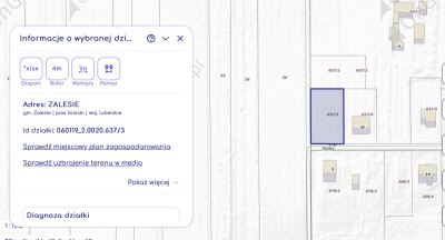 Działka budowlana 15 ar | Zalesie, ul. Stawy | 110 000 zł -
Lubelskie Zdjęcie nr 3