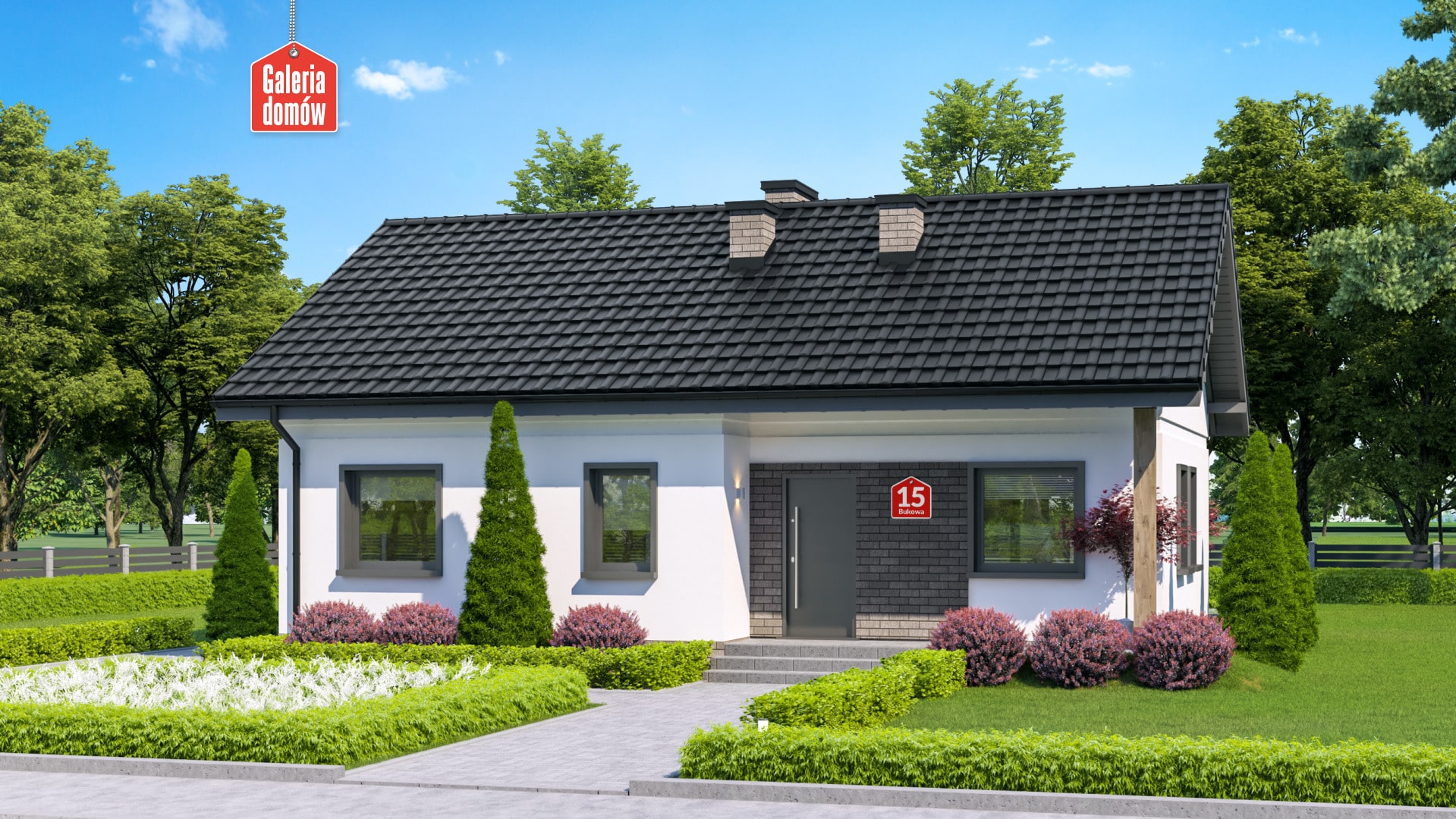 Dom przy Imbirowej 10 – projekt domu z poddaszem taniego w budowie